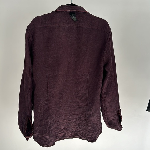 John Varvatos | Neil Flannel Plaid Long Sleeve Button Down Shirt - Reversible - Picture 13 of 13